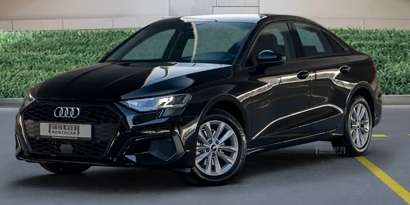 Audi A3 - Black front side
